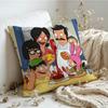 Cushion Cover  Linen  SkinFriendly Soft Decorative Case For Sofa Home Decor Phineas And Ferb Anime Pillow cover