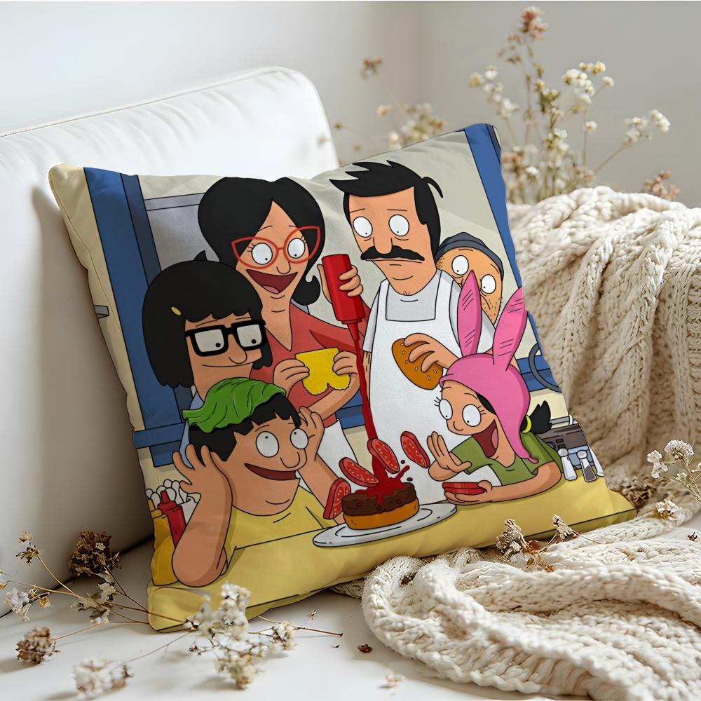 Cushion Cover Linen SkinFriendly Soft Decorative Case For Sofa Home Decor Phineas And Ferb Anime Pillow cover