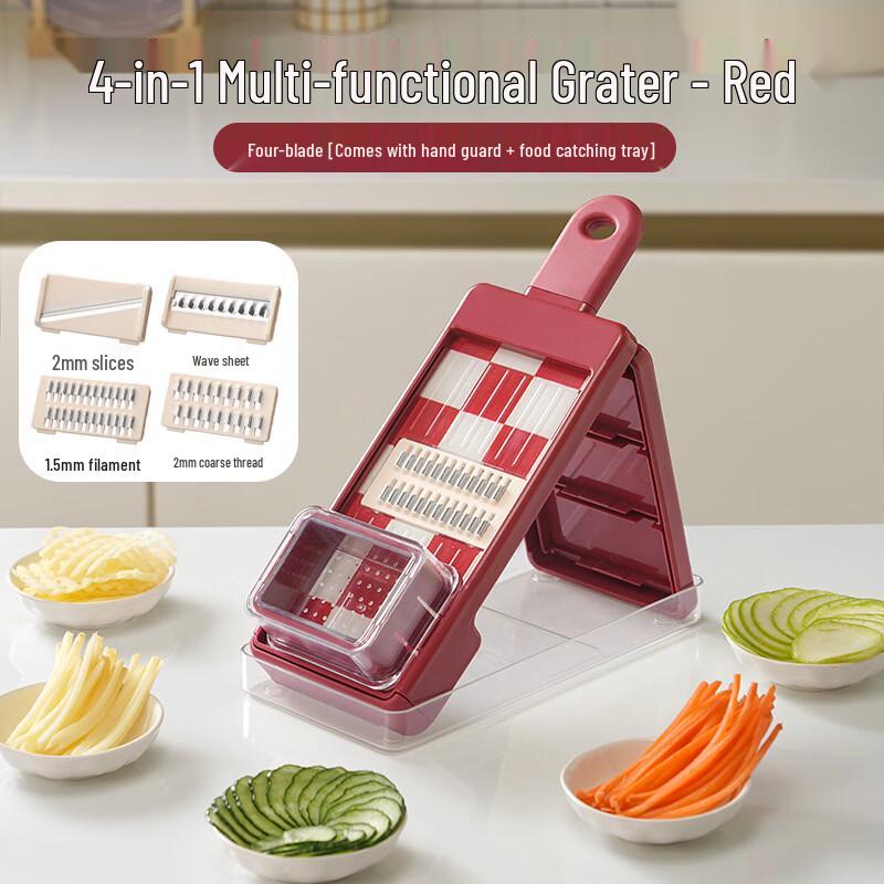 Multi-functional Hand-Safe Vegetable Slicer