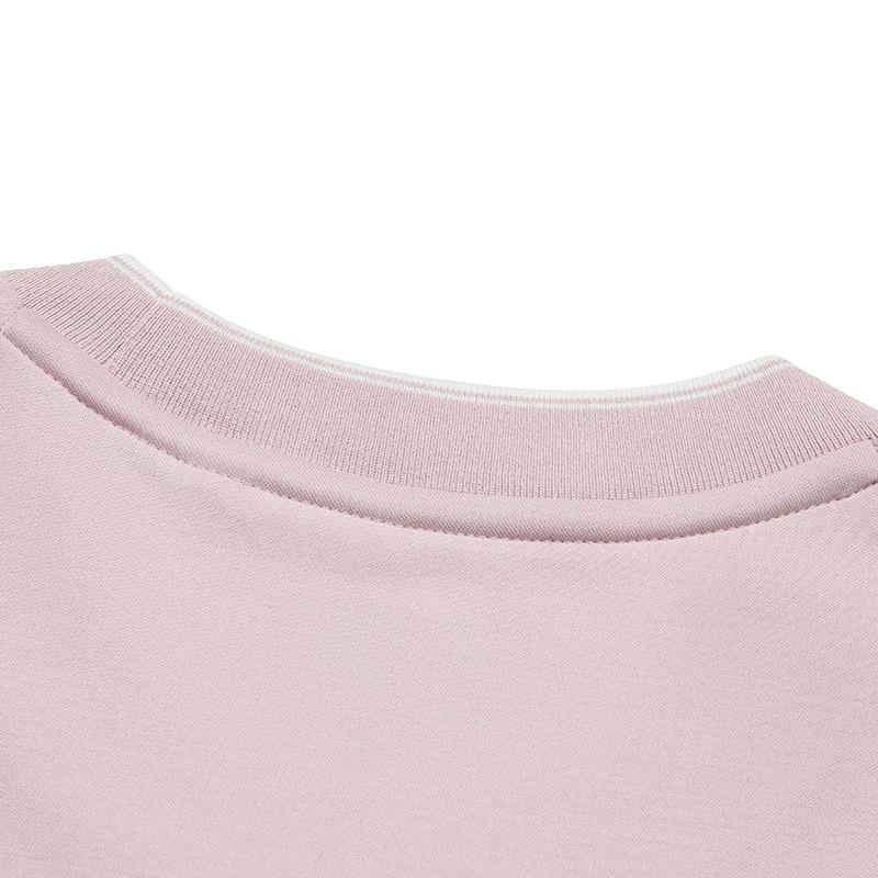 FILA T Shirts Women's Bare Pink PK Crew Neck Moderate F51W528101F-PK