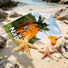 Custom Name Personalized Gamer craft Print Beach Towel, for Trip Camping Beach Party Home Decor, Birthday Gift for Family & Friends