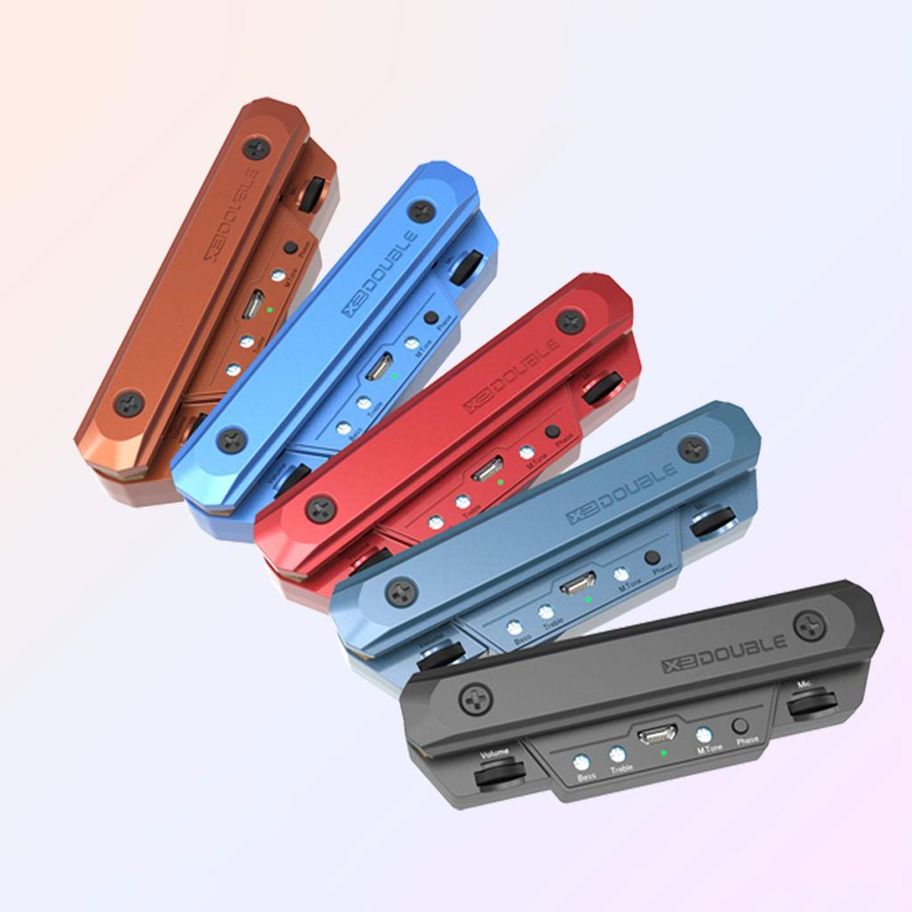 Beffin DOUBLE X0 Guitar Pickup Preamp Soundhole Pickup with Volume Tone Controls for Acoustic Guitar Musical Instrument Accessories &