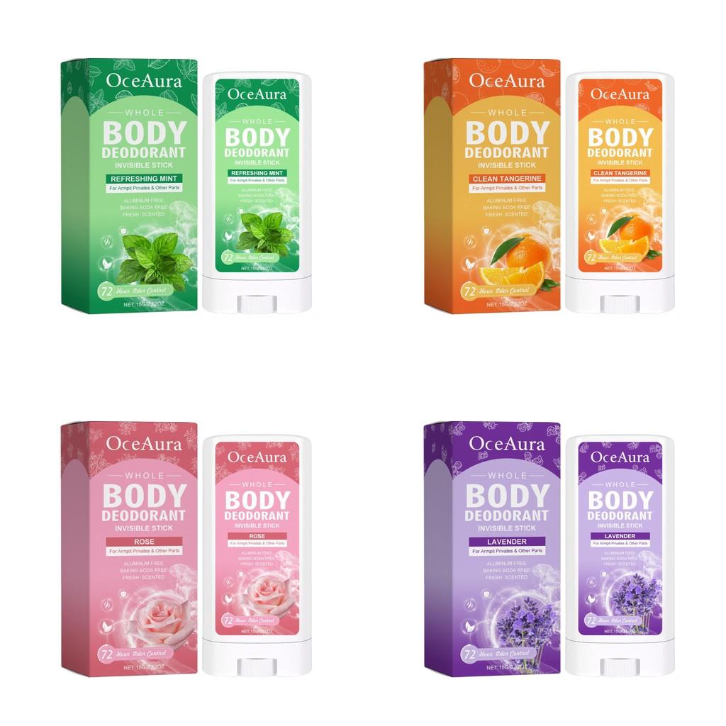 Oceaura Natural Fragrance Body Deodorant Stick For Fresh And Invigorating Daily Use