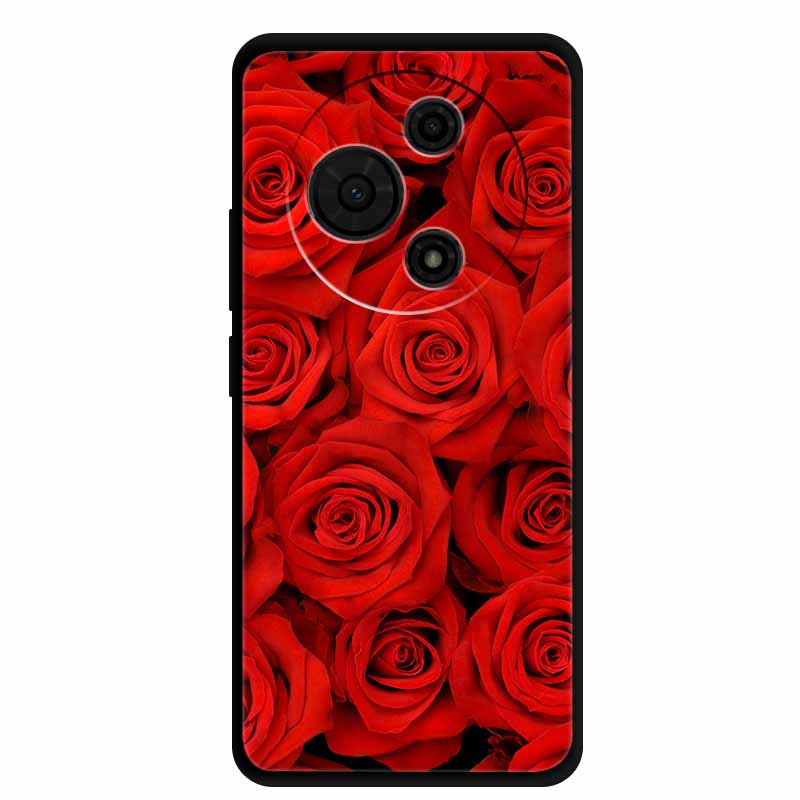 Für TCL 60 SE Hülle T517H Niedliche Cartoon Bunte Weiche TPU Silikon Rückseite für TCL 60 SE Hülle Schwarze Handyhülle Funda TCL60 SE