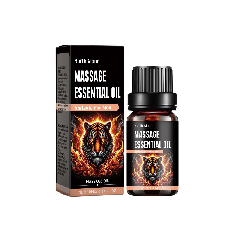 North Moon Men'S Massage Essential Oil Daily Moisturizing And Hydrating Body Massage Gentle Care Essential Oil For Men