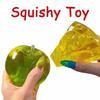 Squishy Green Apple Honey Cheese Knead Slow Rebound Soft Mochi Cheese Squeeze Toy Funny Anti-Stress Sensory Adhd Autism Gifts