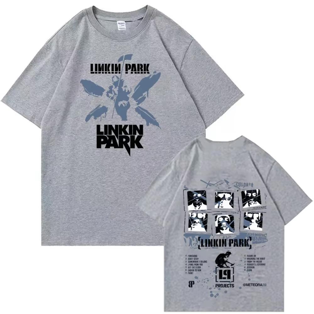 Linkin-Park T-shirt Man Women Harajuku O-neck Summer Casual Shirt Fans Gift One Piece Oversized T Shirt My Body My Choice