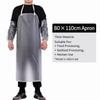 Thickened Kitchen Apron Translucent Work Apron Durable Cafeteria Apron  for Men Women