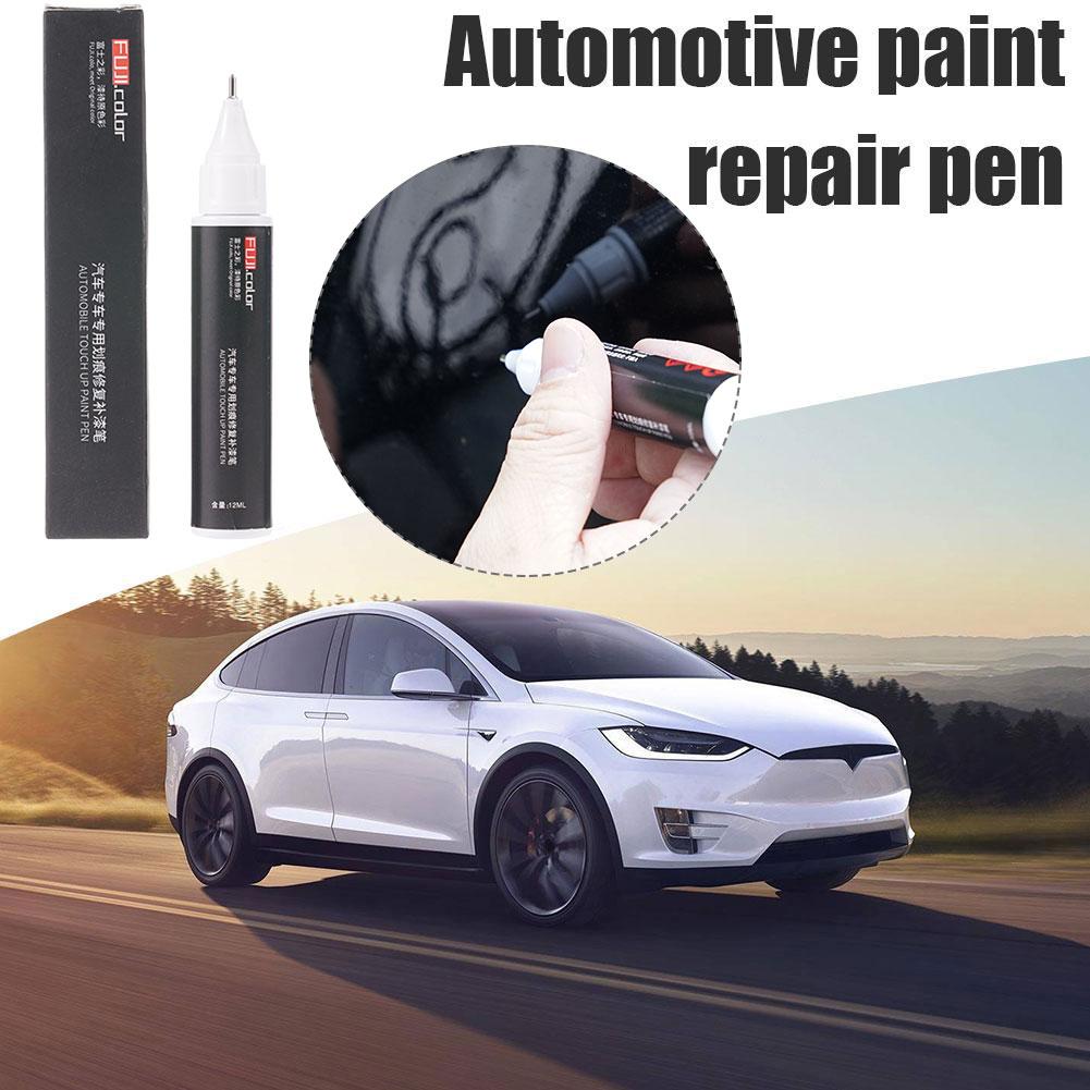 Fit for Tesla X Y S Car Scratch Remover Paint Pens Car Paint Repair Pen Black White Paint Fixer Repair Wheel Hub