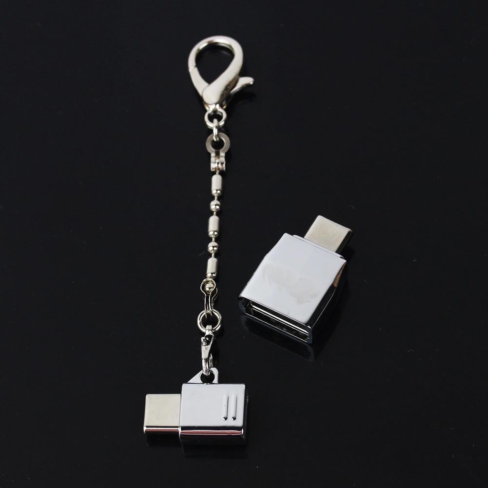 Metal Micro USB 2.0 mamă la USB 3.1 tip C mascul Convertor Adaptor USB-C OTG