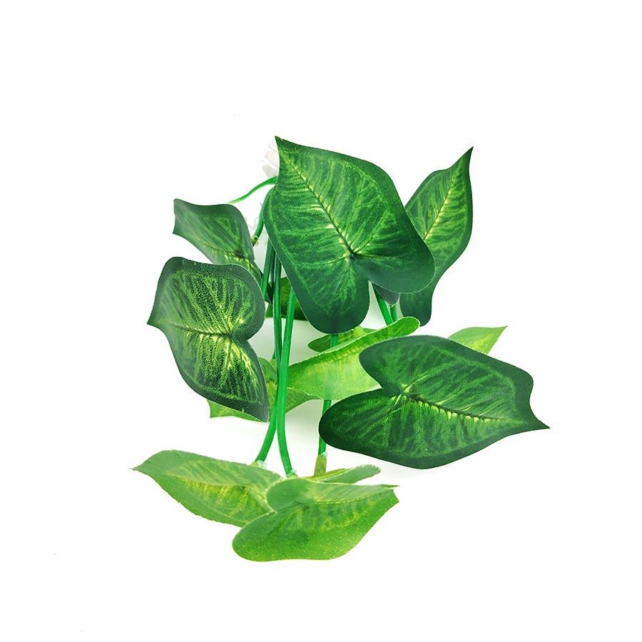Artificial Aquarium Decor Plants Plastic Aquatic Plant with Large Green Leaves Underwater Plants Fish Tank Aquatic Plant Adorn