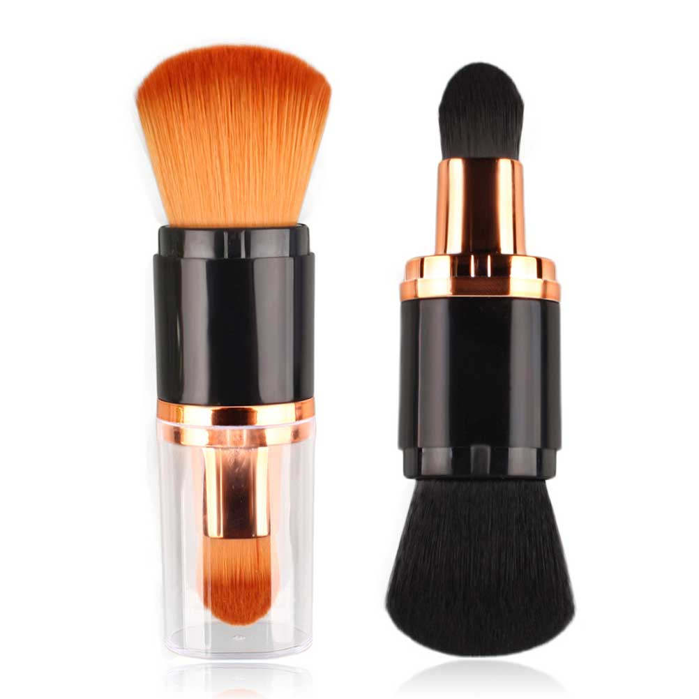 Double End Multifunctional Brush Set for Women Liquid Foundation Cream Concealer Blending Tool Pore Safe No