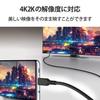 ELECOM 3m to HDMI Converter 4K2K x Mirroring Black with iPhone Pro MPA-CHDMIS30BK USB-C Cable, Heavy-Duty, (3840 2160/60Hz) Support, [Compatible 16/16