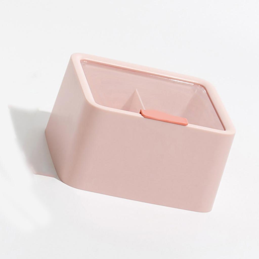 Pudełko do przechowywania szminek Duża pojemność Dwuwarstwowa konstrukcja kratki Przezroczyste pudełko do przechowywania z pokrywką