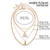 Chic Multi Layer Necklace Featuring High Quality Metal Sequins And Imitation Pearls Ideal For Trendy Occasions