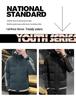Men's Hooded Winter Cotton Jacket: Casual, Youthful, Thick, and Warm.