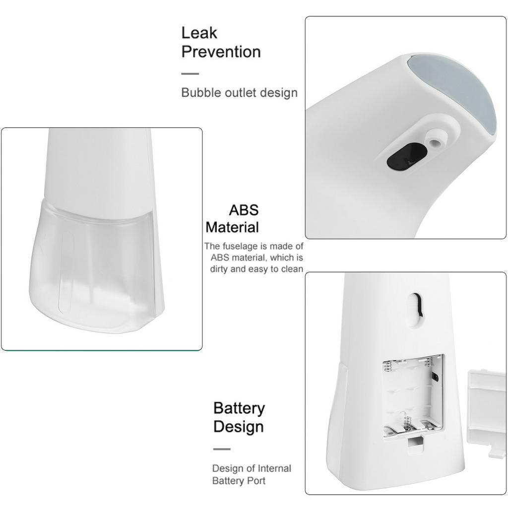 350ml  Automatic Touchless Soap Dispenser Foam Soap Hand Washer Infrared Sensor