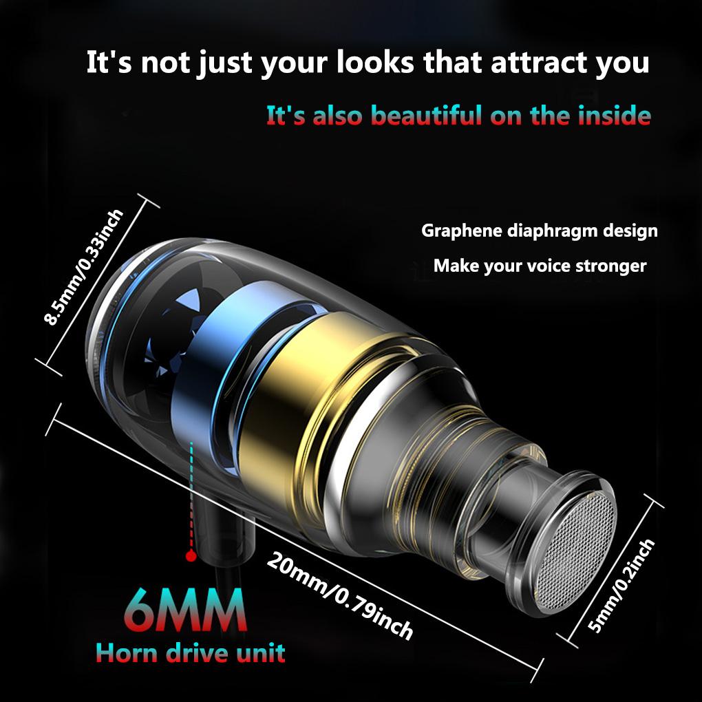 In-ear Wired Earphones Stereo 3D Surround 3.5mm Universal Headset Music Game Earbuds Headphones