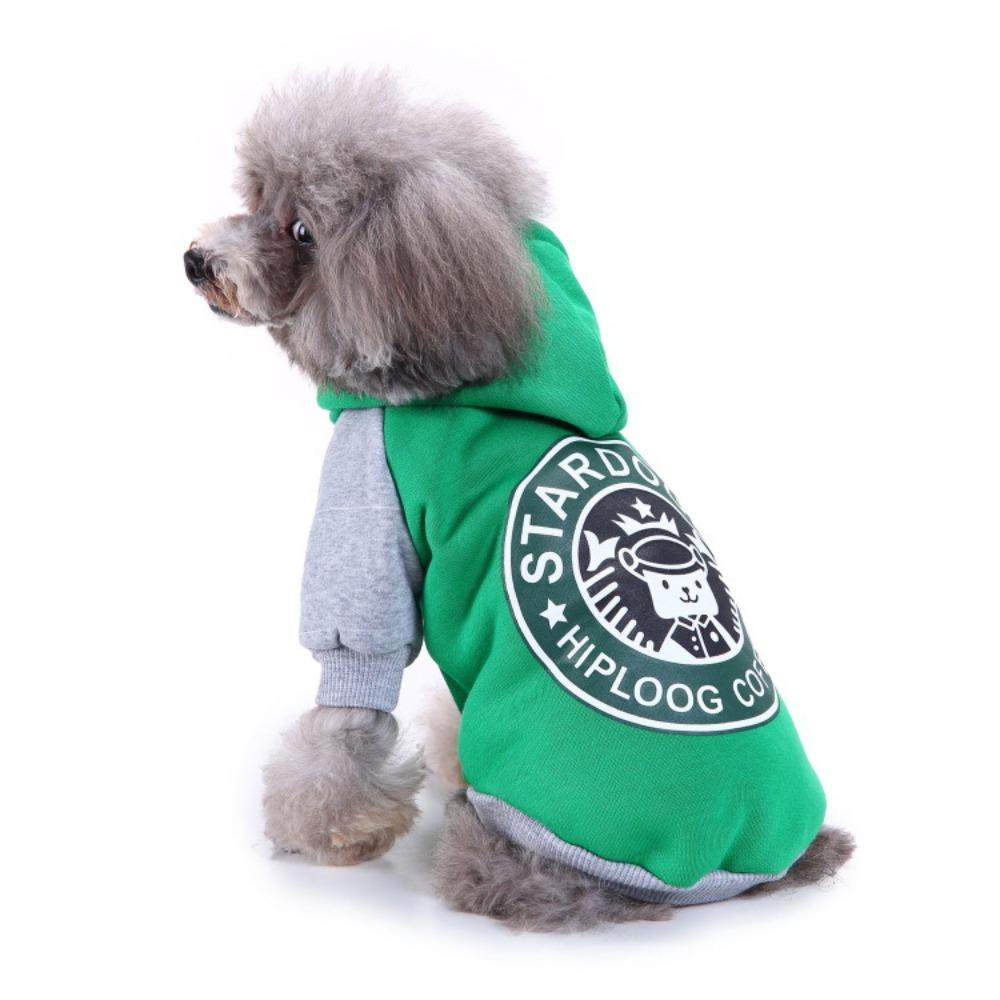 Pet dog clothes thermal sweater velvet four-legged clothes autumn and winter casual pet clothes small dog