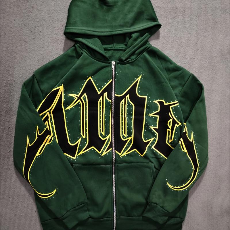 Autumn/Winter Y2K Street Trendy Cool Letter Printed Fashion Long Sleeve Warm Hoodie