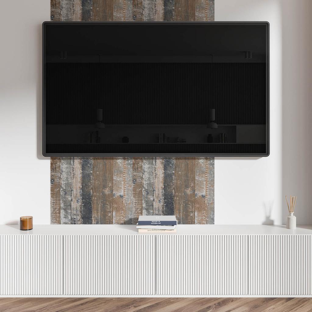 Panel Winylowy Samoprzylepny Z Nadrukiem Do Salonu 100X50 Cm Deski W Naturalnym Stylu