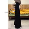 Wide-leg Jeans Women's Autumn and Winter Velvet Loose and Thin Pear-shaped Body Straight Pants