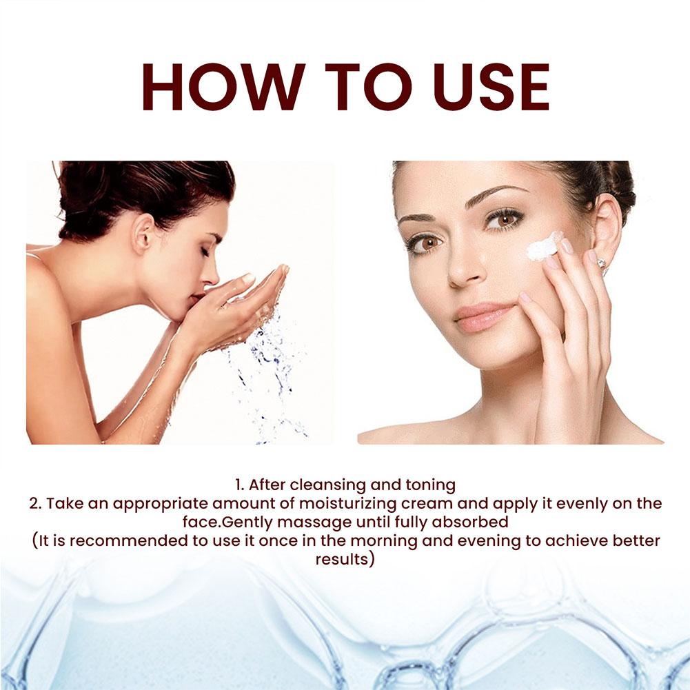 5PCS White Rice Whitening Cream Anti Aging Remove Wrinkles Nourishing Moisturizing Facial Cream Face Care