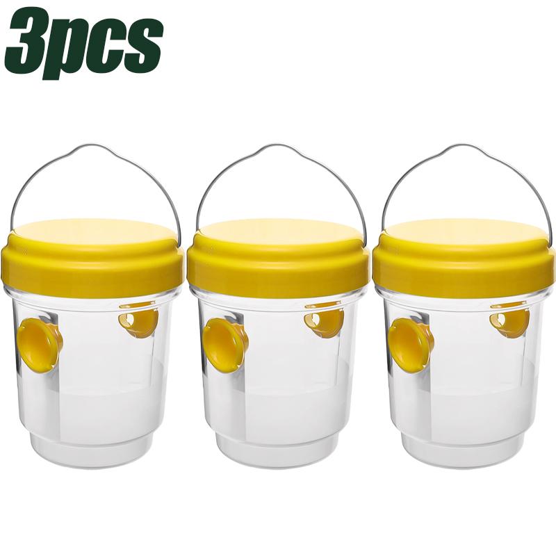 1/3pcs Hanging Hornets Trap Waterproof Wasp Traps Outdoor Garden Effective Fruit Flies Fly Wasps Insect Pest Control Tools
