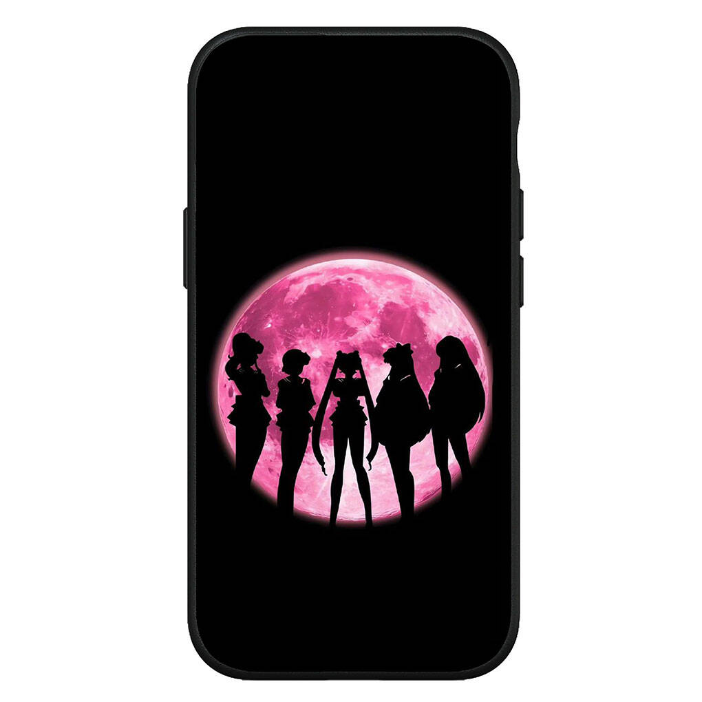 Cover for iPhone 17 16 15 Xiaomi Poco Redmi Note 14 13 12 11 Pro Max 9 16e Samsung Galaxy S25 S24 9 OPPO Huawei Cat Sailor Anime Moon Cute Phone Case