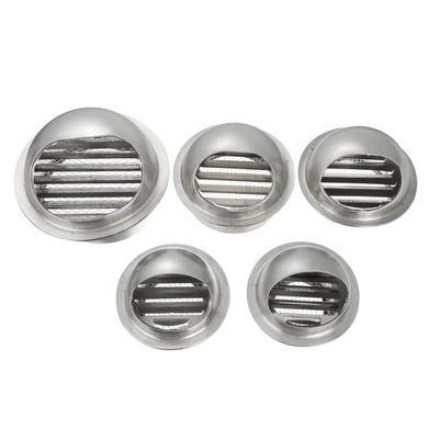 Edelstahl Außenwand Decke Lüftungsgitter Verschiedene Größen Kanalisation Lüftung Abluftgitter Abdeckung Lüftungsöffnungen Wasserdichte Kappe