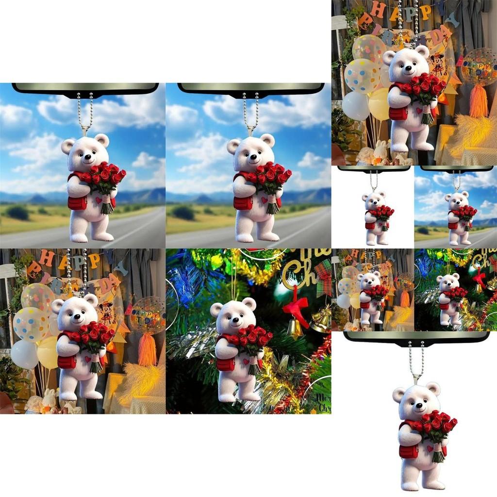 Acrylic Valentines Day Car Decor With Minimalist Style For Gift Car Interior Accessory