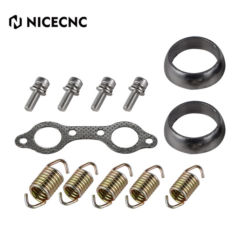 NICECNC Pipe Manifold Gasket Inlet Outlet Gaskets Springs Bolt For Polaris Sportman 600 700 2002-2007 5811511 3610047
