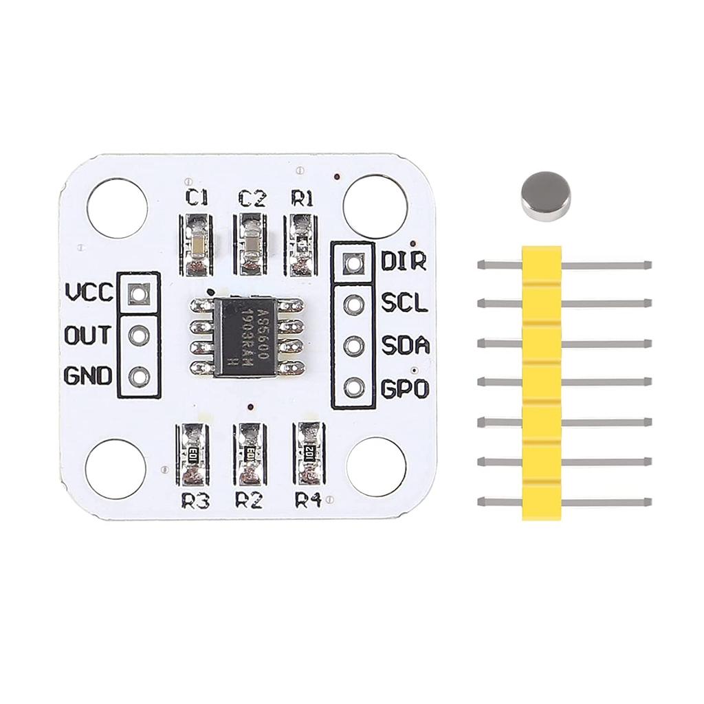 6PCS High Precision AS5600 Magnetic Encoder Magnetic Induction Angle Measurement Sensor Module 12bit (6)