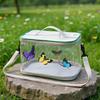 Schmetterlingsnetz Käfig Marienkäfer Netz Käfig Schmetterlingsgehege Faltbar Marienkäfer Terrarium Tasche Für Larven Biene Bestäuber Garten