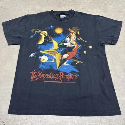 Vintage The Smashing Pumpkins 90’s Band T T-Shirt Mellon Collie Zero Men’s Large