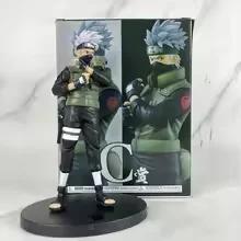 Bandai 20cm Naruto Shippuden Action Figure Collection - Uchiha Sasuke Hatake Kakashi Namikaze Minato Anime Collection Model Playthings Gifts