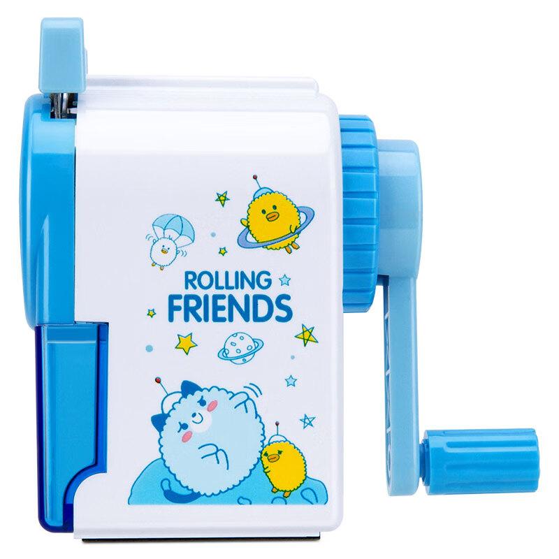 Deli Classic Student Pencil Sharpener, Automatic Lead Disposal, Stationery for Exams And Birthday Gifts, Back-To Present, Blue