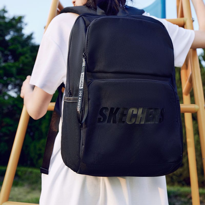 Skechers Fabric Backpack Regular Unisex Carbon Black L320U196-0018