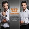 Large Dial Dual Time Zone Watch PU Leather Strap Men's Watch Top Brand Sport Wristwatch  Men