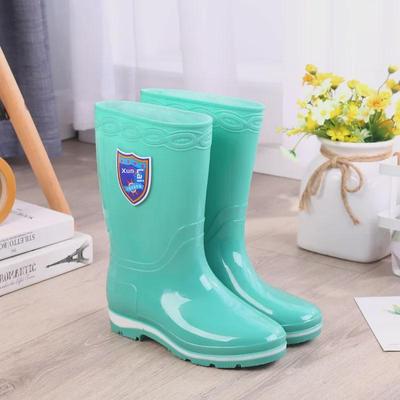 Botas de Lluvia de Media Caña Antideslizantes para Mujer - Calzado Moderno, Resistente al Desgaste e Impermeable para Uso en Cocina y al Aire Libre