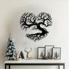 1pc Twisted Bare Tree Silhouette Wall Art Home Office Christmas Decor Nature Lover Gift