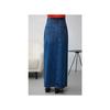 AZUL DENIM Overlap Long Skirt BLU