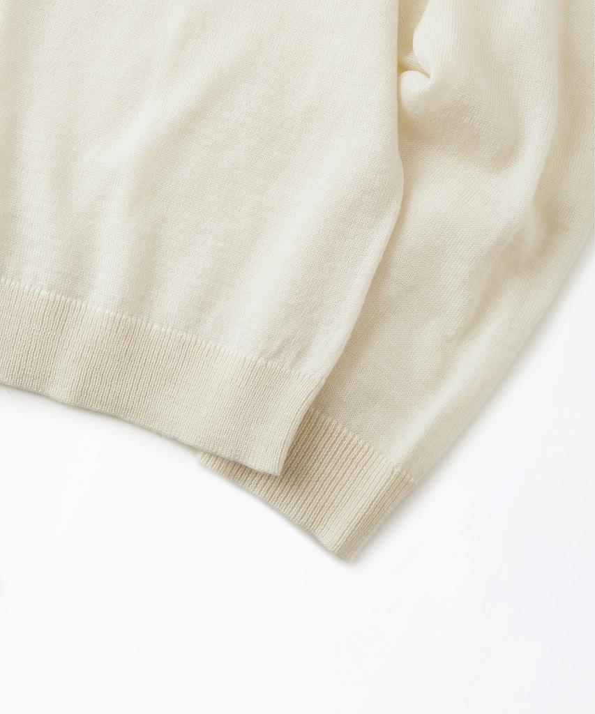OUTSTANDING Mighty Tiger Wool Crew Neck Knit_Ivory