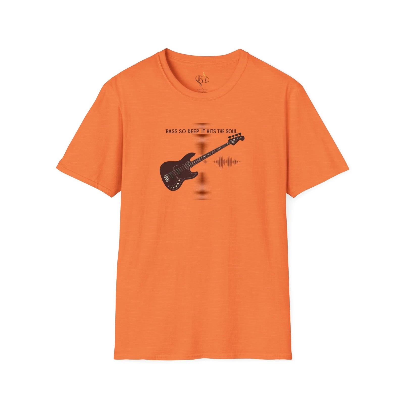 

Bass Vibe Unisex T-Shirt, Guitar Lovers Tee, Music Gift, Softstyle Shirt, Summer XL