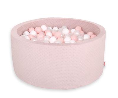 Minky Trockenpool H-40 cm mit 200 Bällen - schmutziges Pink