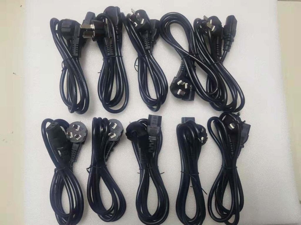Tektronix Oscilloscope Power Cord & Agilent Signal Source Cable for Digital Source Meter and Data Acquisition Card