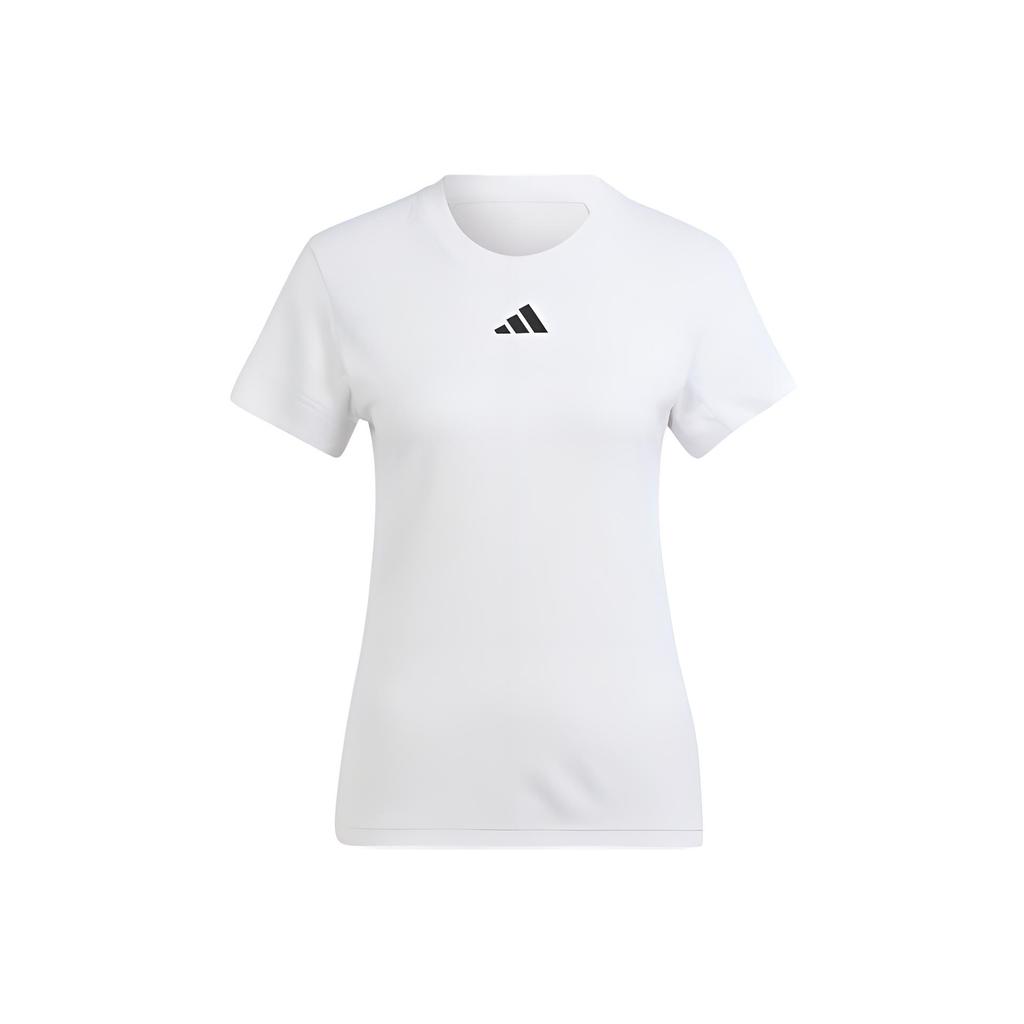 Adidas Tennis Freelift T-Shirt Logo Women Tops White IK2261