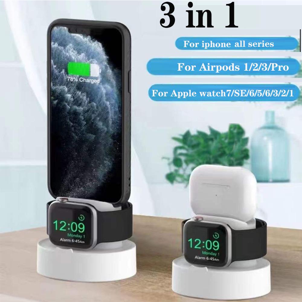 Doppelter Ladeständer für Apple Watch, AirPods und iPhone