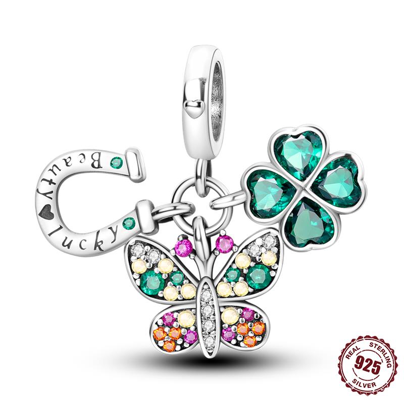 Breloque Thème Papillon Breloques Cuivre 24 Designs Pendentifs Papillon Compatible Avec Authentiques Bracelets Fins Bijoux Femme Cadeaux