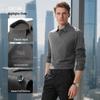 MONTAGUT Men's Merino Blend Business Casual Polo Shirt